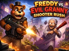 Spēle Freddy vs Evil Granny Shooter Rush online