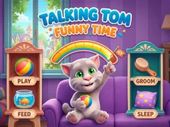 Spēle Talking Tom Funny Time online