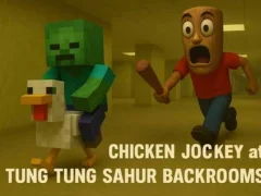 Spēle Chicken Jockey at Tung Tung Sahur Backrooms online