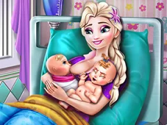 Spēle Ice Queen Twins Birth online