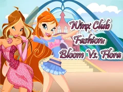 Spēle Winx Club Fashion: Bloom vs Flora online