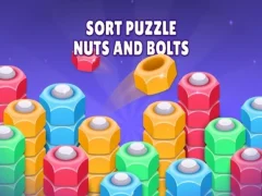 Spēle Sort Puzzle Nuts and Bolts online