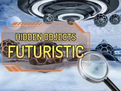 Spēle Hidden Objects Futuristic online