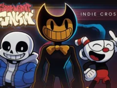 Spēle FNF vs Indie Cross online