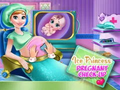 Spēle Ice Princess Pregnant Check Up online