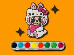 Spēle Labubu Coloring Adventure online