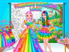 Spēle Princess Rainbow Look online