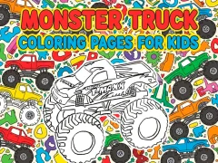 Spēle Monster Truck Coloring Pages For Kids online