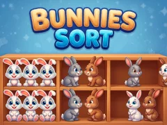 Spēle Bunnies Sort online
