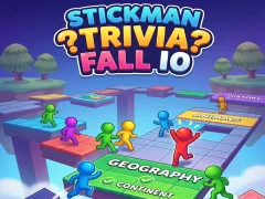 Spēle Stickman Trivia Fall IO online