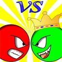 Spēle Red ball vs green king online