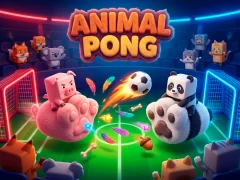 Spēle Animal Paws Pong online