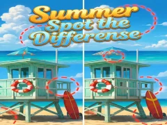 Spēle Summer Spot the Differense online