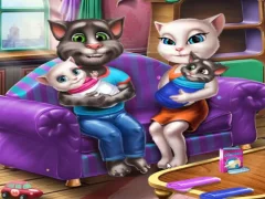 Spēle Angela Twins Family Day online