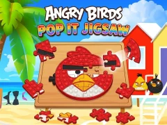 Spēle Angry Birds Pop It Jigsaw online