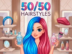Spēle 50/50 Hairstyles online