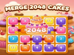 Spēle Merge 2048 cakes online