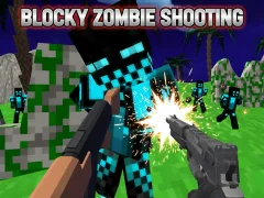 Spēle Blocky Zombie Shooting online