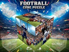 Spēle Football Cube Puzzle online