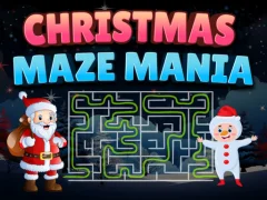 Spēle Christmas Maze Mania online