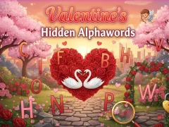 Spēle Valentine's Hidden Alphawords online