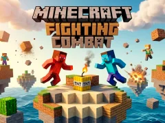 Spēle Minecrafts Fighting Combat online