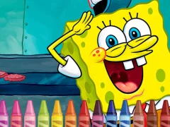 Spēle Sponge Bob Coloring online
