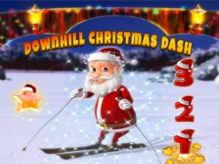 Spēle Downhill Christmas Dash online