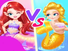 Spēle Mermaid Paper Doll Dress Up online