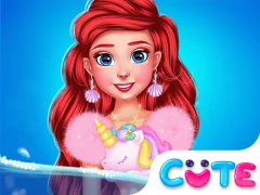 Spēle Princess Turned Into Mermaid online