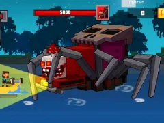 Spēle Pirate Block Craft Monster Shooter online