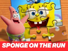Spēle Sponge on the Run Jigsaw Puzzle online