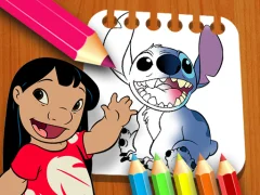 Spēle Lilo and Stitch Coloring Book online