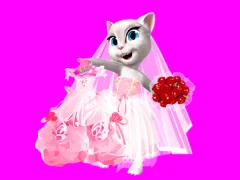 Spēle Talking Tom Angela City Wedding Boutique online