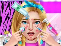 Spēle Pimple Treatment Makeover Salon online