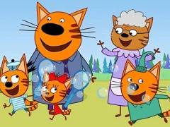 Spēle Cat Family Educational Games online