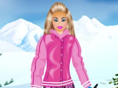 Spēle Barbie Snowboard Dress online
