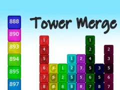 Spēle Tower Merge online