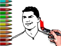 Spēle Ronaldo Coloring Book online