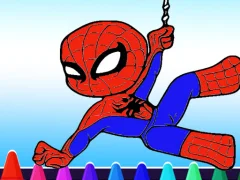 Spēle Spiderman Coloring book online