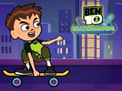 Spēle Ben 10 Skateboarding online