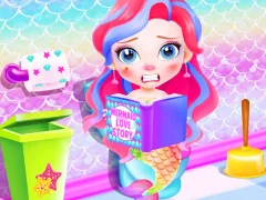 Spēle Baby Mermaid Caring Games online
