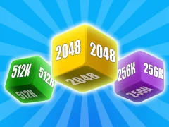 Spēle Merge Cubes 2048 3D online