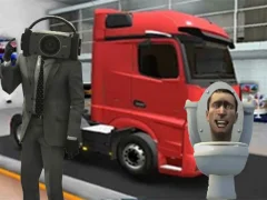 Spēle Truck Simulator Skibidi Toilet online