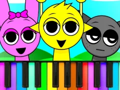 Spēle Sprunki Piano Explorer online