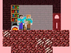 Spēle Alex and Steve Nether online