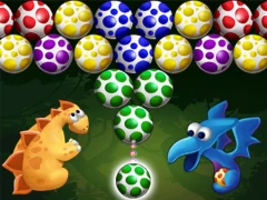 Spēle Dino Eggs Bubble Shooter online