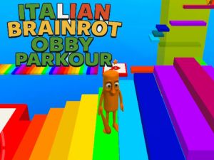 Spēle Itālijas Brainrot Obby Parkour  online