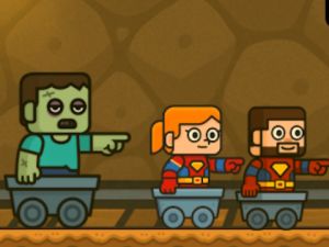Spēle 2 Spēlētājs blockMiner Escape  online