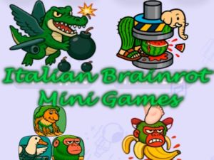 Spēle Itālijas Brainrot Mini spēles  online